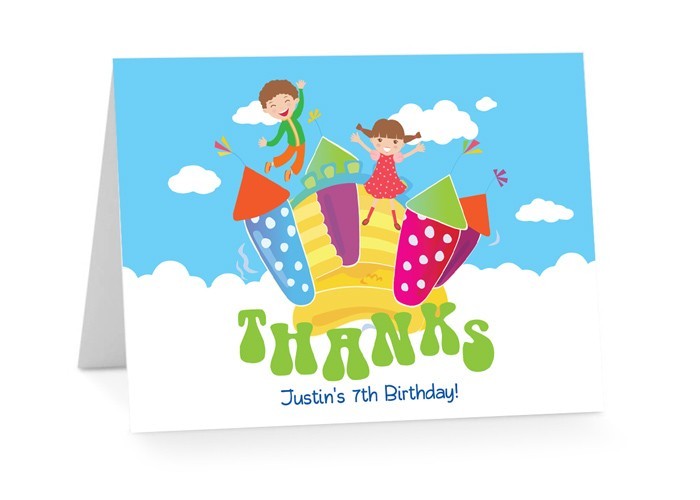 Bounce Thank You Cards
