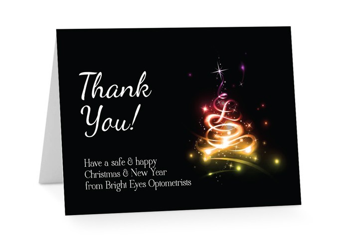 Bright Tree Thank You Cards