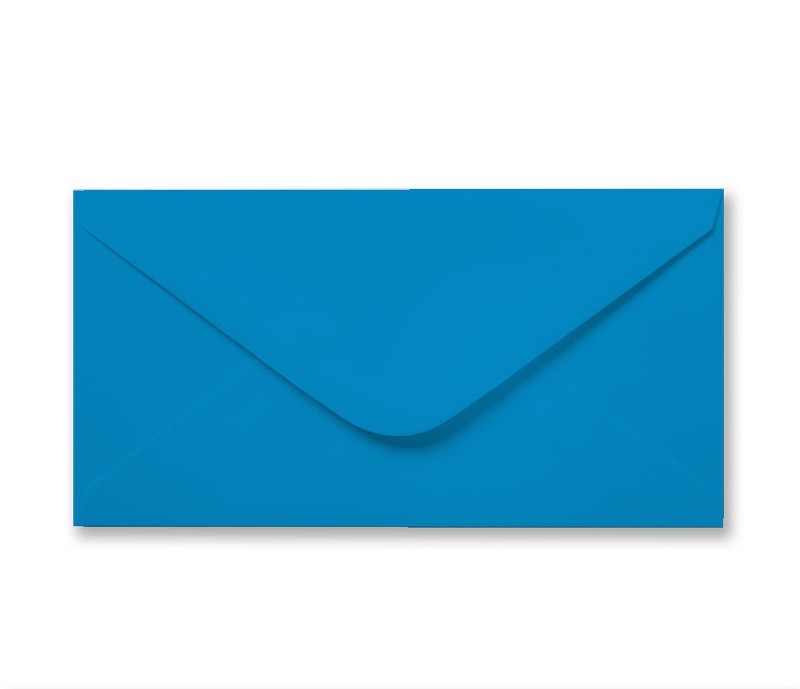 Bright Blue DL Envelope 100gsm