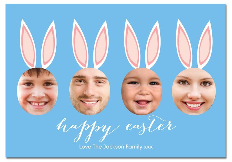 Bunny Ears Easter Cards