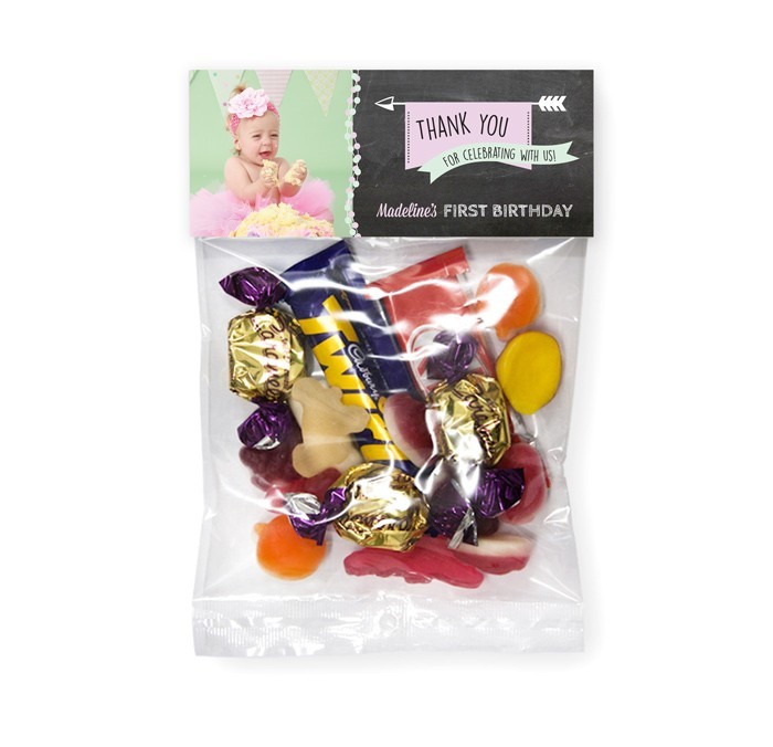 Chalked Up Birthday Lolly Bag