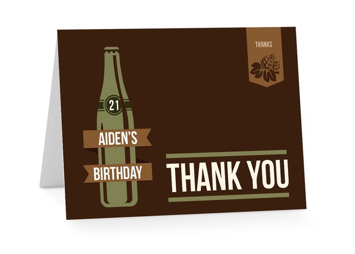 Craft Beer Night Thank You Cards