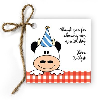 Farmyard Friends Birthday Gift Tags