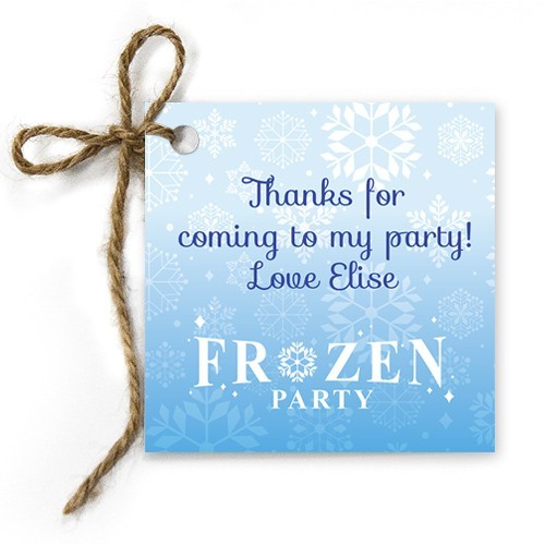 Frozen Princess Gift Tags