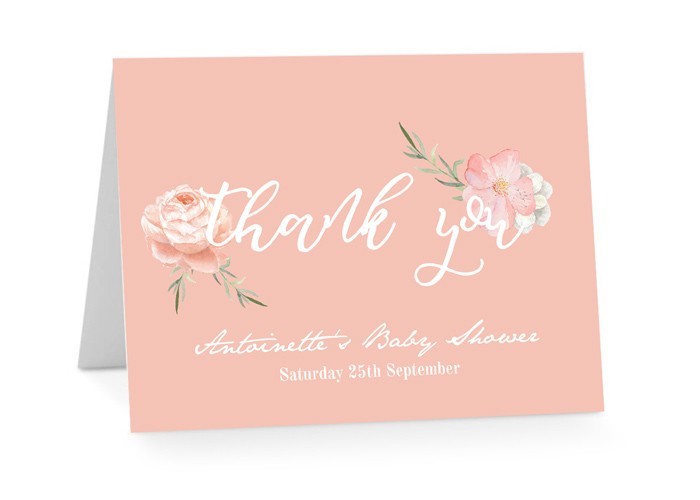 Fruitful Forest Baby Shower Thank You