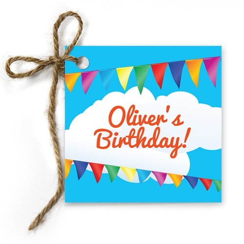 Garlands Birthday Gift Tags