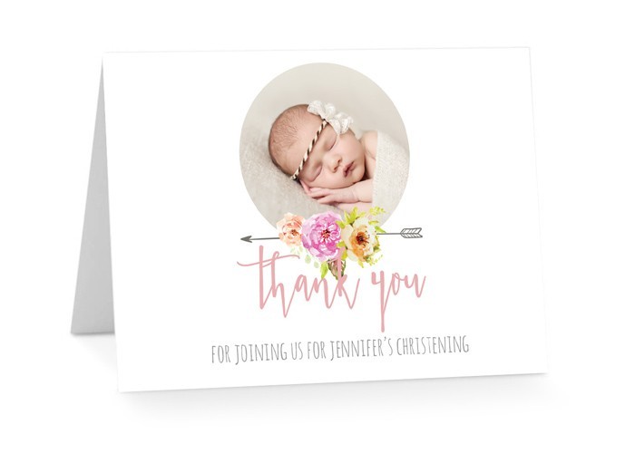 Gift from God Christening Thank You Cards
