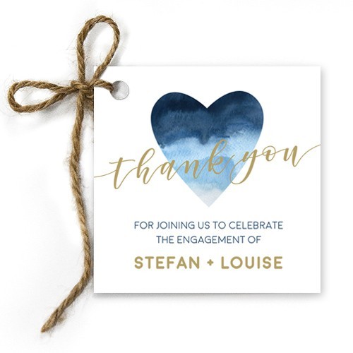 Indigo Heart Gift Tags