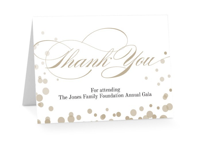 Invited Thank You Cards