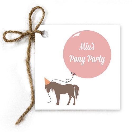 Pony Party Gift Tags