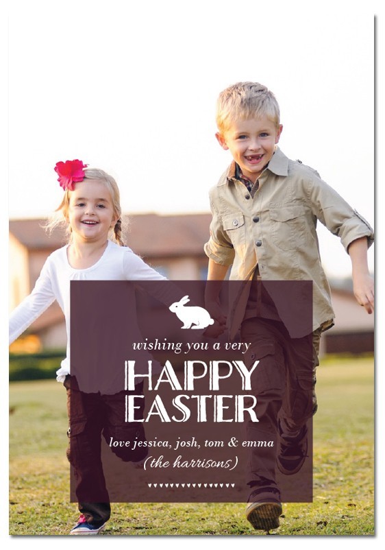 Precious Bunny Easter Photo Cards