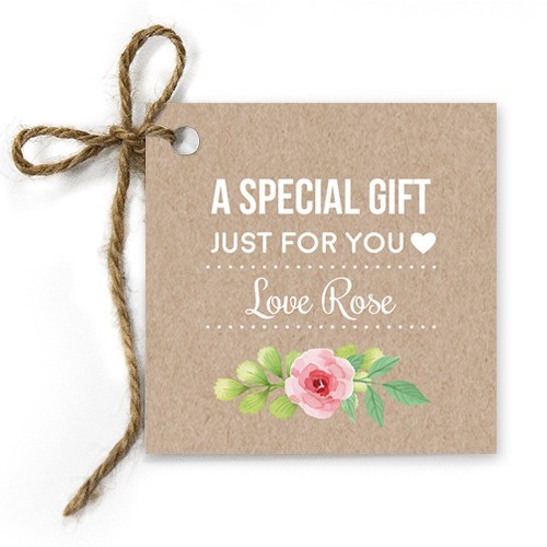 Rustic Roses Gift Tags