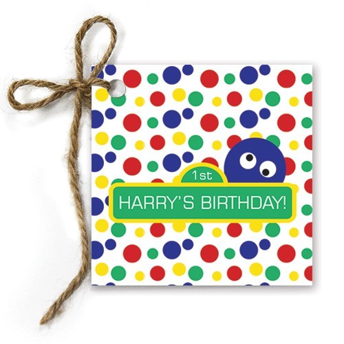 Sesame Play Birthday Gift Tags