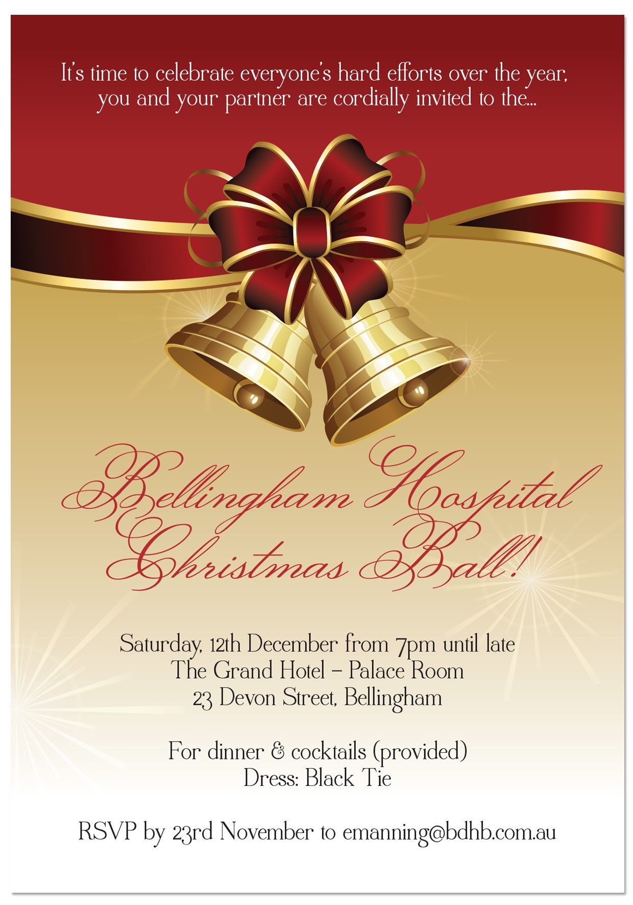 Traditional Christmas Invitations