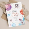 1st Birthday Space Invitations