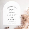 Arch Save The Date Cards