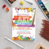 Art Party Invitations