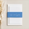 Beach Invitation Belly Band Wraps