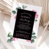 Beautiful Floral Christening Invitations