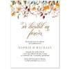 Beautiful Wildflowers Engagement Invitations