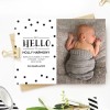 Modern Photo Birth Cards