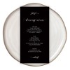 Black and White Wedding Menu