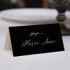 Black And White Wedding Placecards