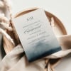 Blue Engagement Invitations