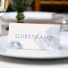 Blue Smoke Wedding Placecards