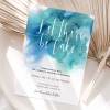 Turquoise Save The Date Cards