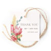 Printed Floral Wedding Gift Tags