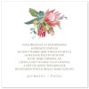 Blushing Bouquet Wedding Wishing Well Inserts