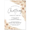 Boho Christening Invitations