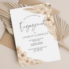 Boho Pampas Engagement Party Invitations