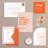 Bold Retro Wedding Response Cards