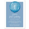 Boy 1st Birthday Invitations