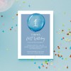 Boy 1st Birthday Invitations