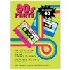 Eighties Invitations