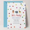Fun Colourful Party Invitations