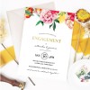 Bright Blooms Engagement Invitations
