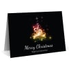 Bright Tree Christmas Cards Folded, standing