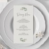 Printed Wedding Menu