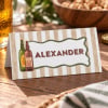Cheers Beers Placecards on a party table