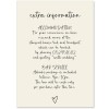 Printed Wedding Information Cards