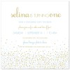 Blue Confetti Birthday Invitations