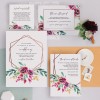 Floral Modern Wedding Invitations Printed Australia