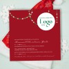 Corporate Christmas Invitations with Logo