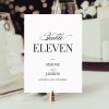 Custom Wedding Table Numbers