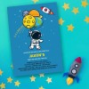 Cute Space Invitations