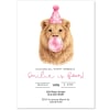 Lion Birthday Invitation